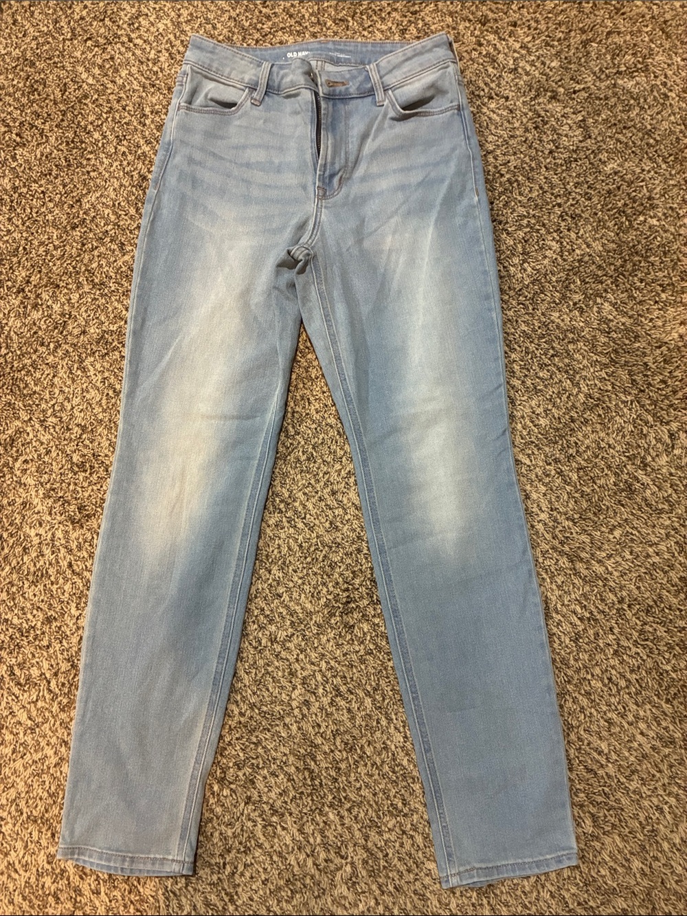 Old Navy Light Blue Straight Leg Jeans